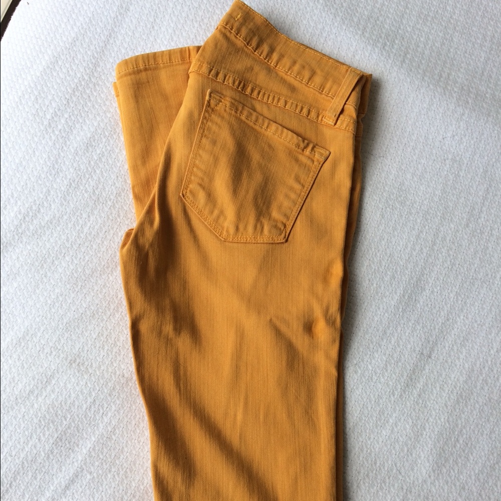 Mustard Yellow Flying Monkey Skinny Jeans